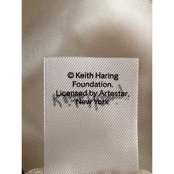 KEITH HARING x H+M‎ 'Dancing Men' Men's Tank Top 2-Sided Graphic T-Shirt men XL - Picture 6 of 10